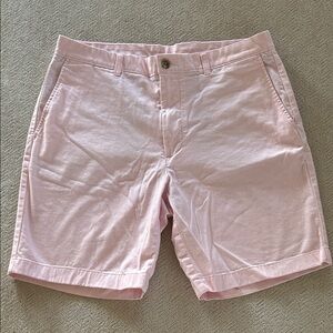 Roundtree & Yorke Light Pink Flat Front Shorts